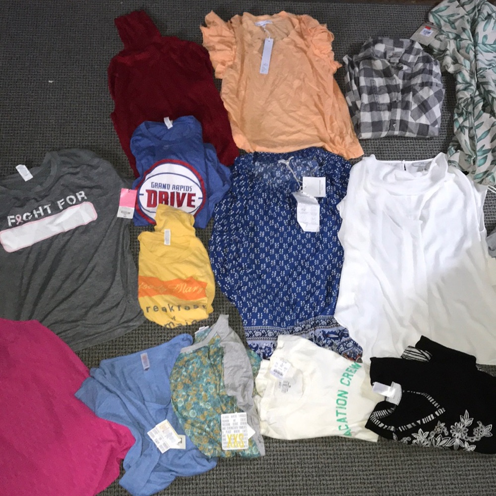 Womens Tops Bundle Size Small XS NWT J.Crew Halston Field & Stream Blouse Tee